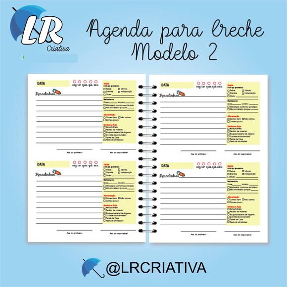 Agenda para Creche Menina