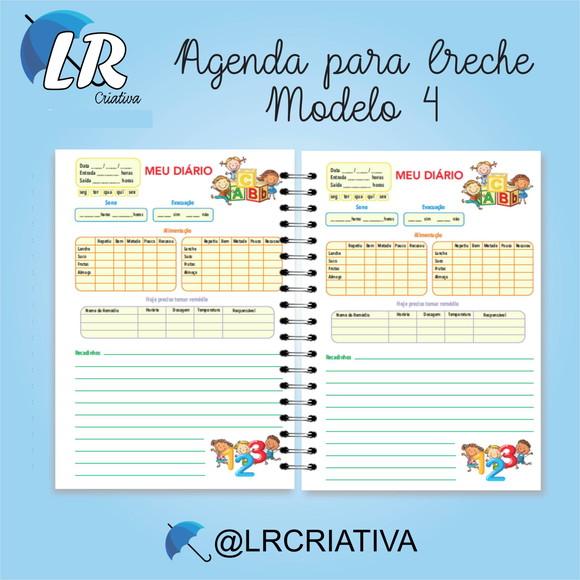 Agenda para Creche Menina