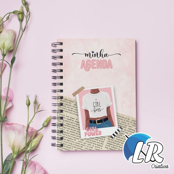 Agenda permanente Girl Power 2 dias por folhas