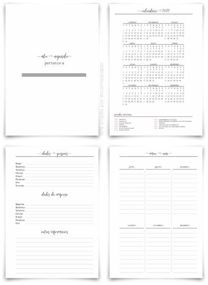 Agenda Planner permanente