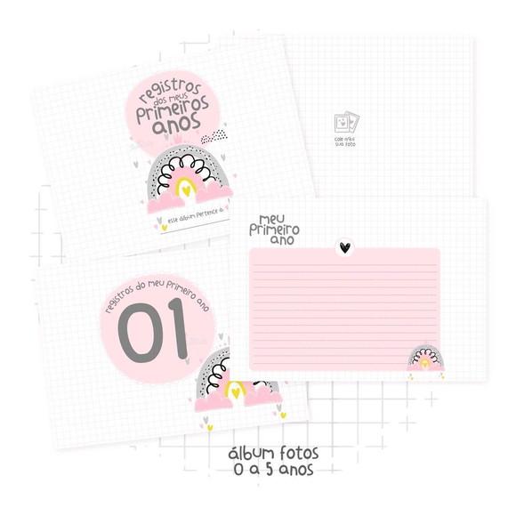 Álbum do Bebê de 0 a 5 Anos Menina