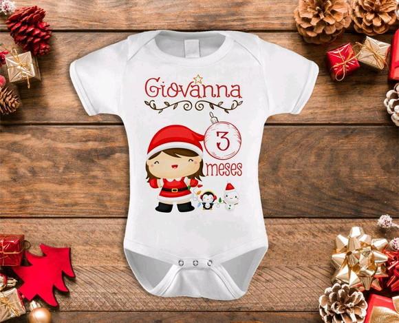 Body infantil personalizado Natal