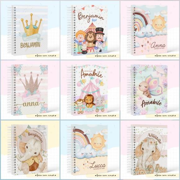 Caderneta de Saúde Capa Dura Personalizada