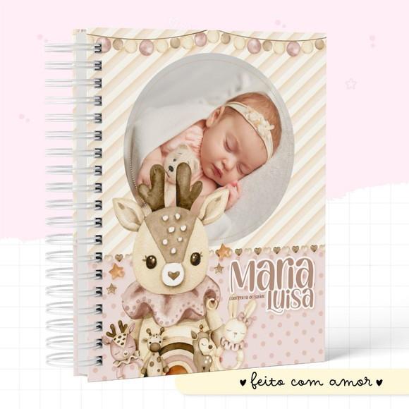 Caderneta de Saúde Personalizada com Foto Menina