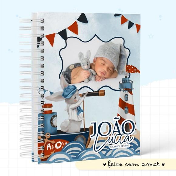 Caderneta de Saúde Personalizada com Foto Menino