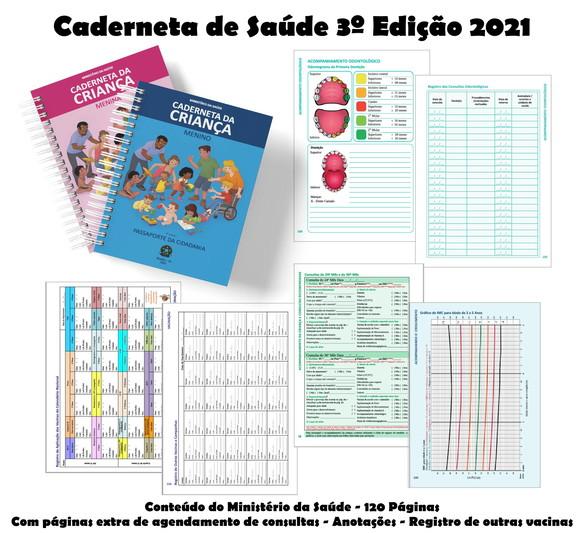 Caderneta de Saúde Personalizada com Foto Menino