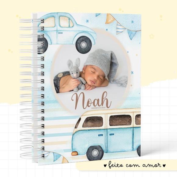 Caderneta de Saúde Personalizada com Foto Menino