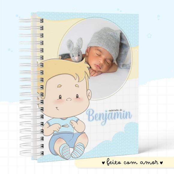 Caderneta de Saúde Personalizada com Foto Menino