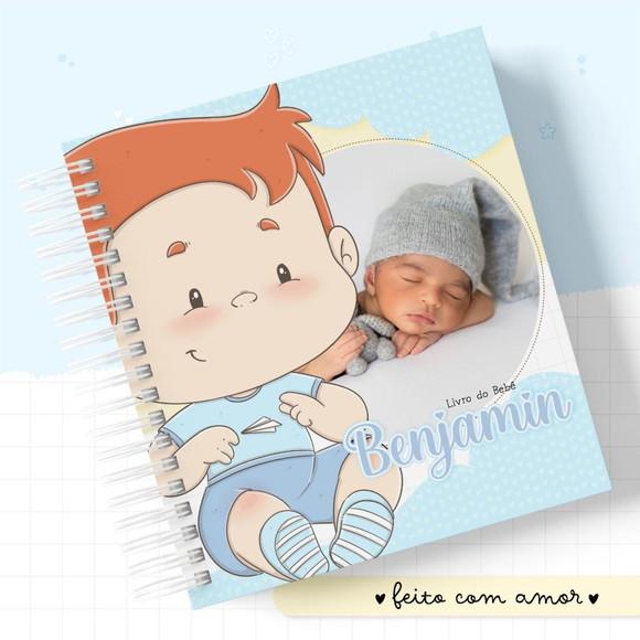 Caderneta de Saúde Personalizada com Foto Menino