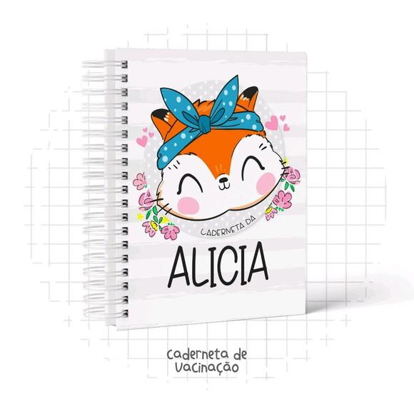 Caderneta de Saúde Raposinha personalizada