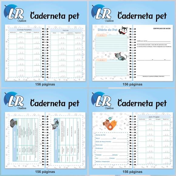 Caderneta de vacina pet personalizada COMPLETA