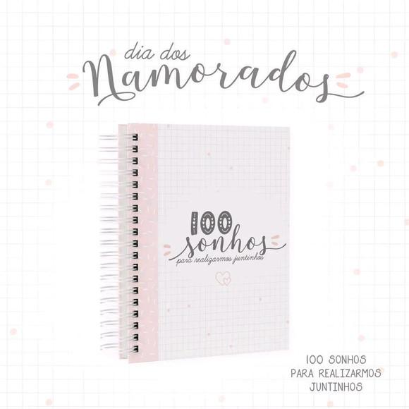 Caderno 100 Sonhos Dia dos Namorados