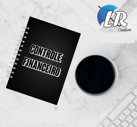 caderno controle financeiro masculino Personalizado