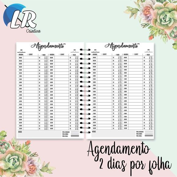Caderno de Agendamento Depilação