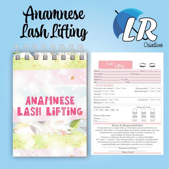 Caderno De Anamnese Lash Lifting