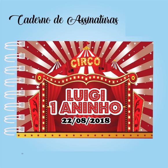 Caderno de Assinaturas Aniversário