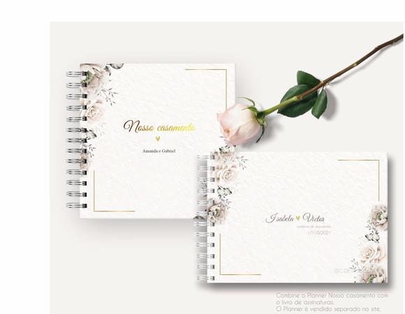 Caderno De Assinaturas Casamento