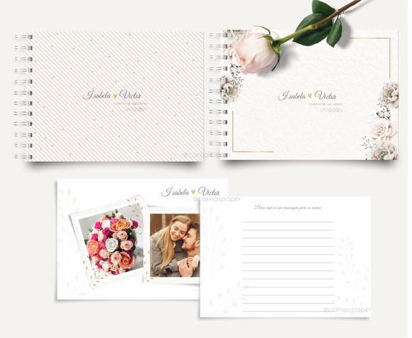 Caderno De Assinaturas Casamento