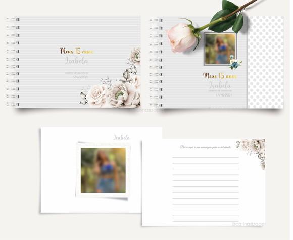Caderno De Assinaturas Debutante