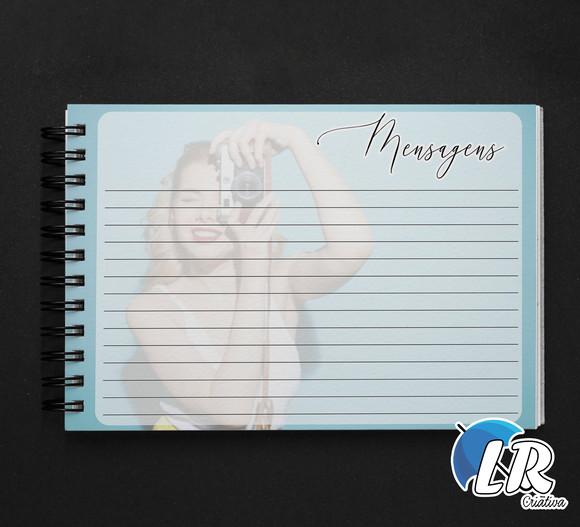 Caderno de Assinaturas com foto