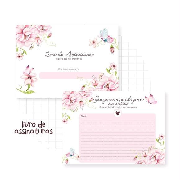 Caderno De Assinaturas Menina