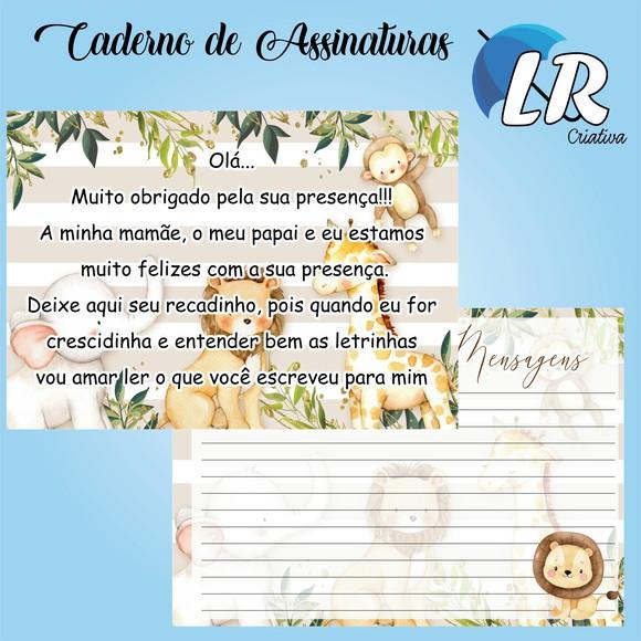 Caderno de Assinaturas Safari