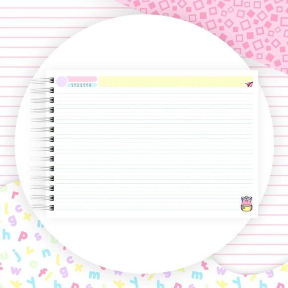 Caderno de Caligrafia Personalizado