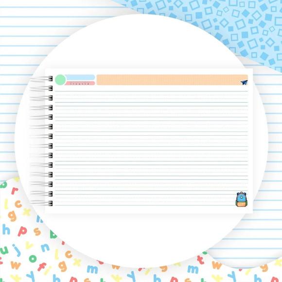 Caderno de Caligrafia Personalizado