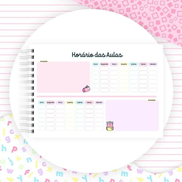 Caderno de Caligrafia Personalizado Menina