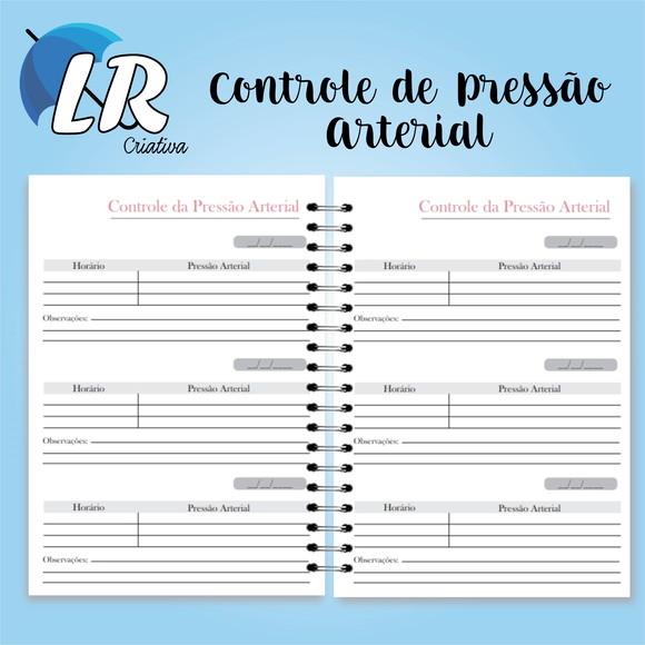 Caderno De Controle De Pressão Arterial