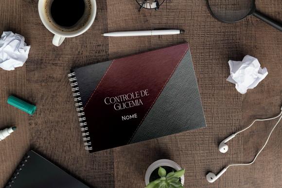 Caderno De Controle Glicêmico Horizontal