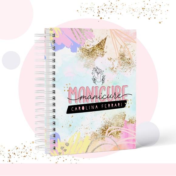 Caderno de controle de pacote + contrato Mensal manicure