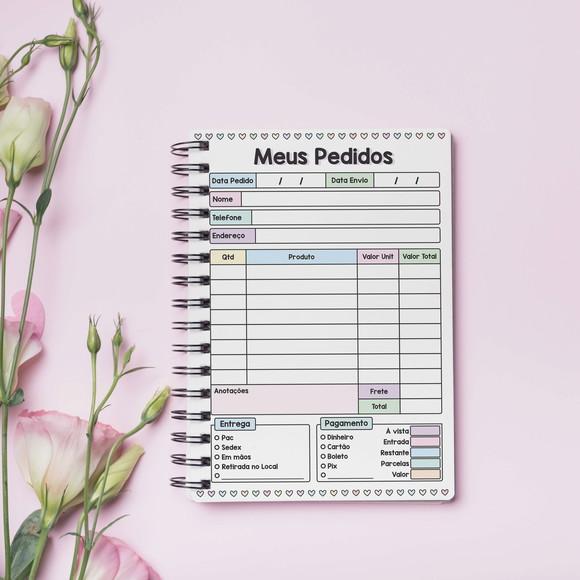 Caderno De Pedidos Candy Color
