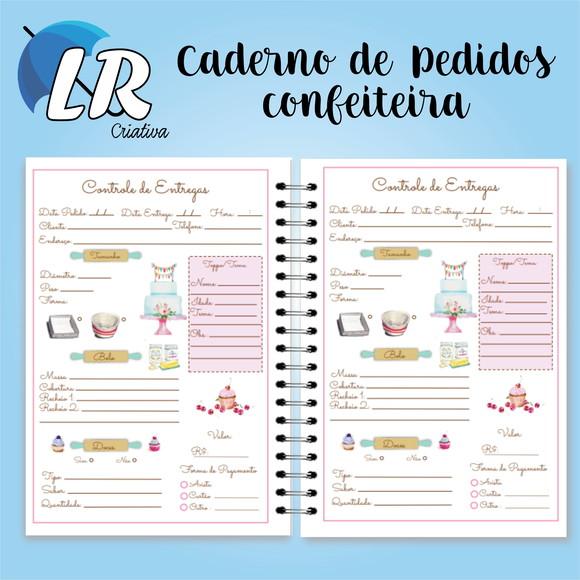 Caderno de Pedidos confeitaria