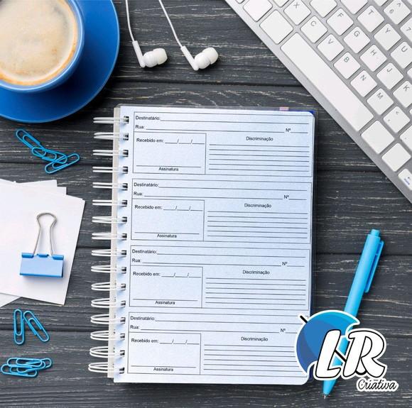 Caderno de Protocolo de correspondência