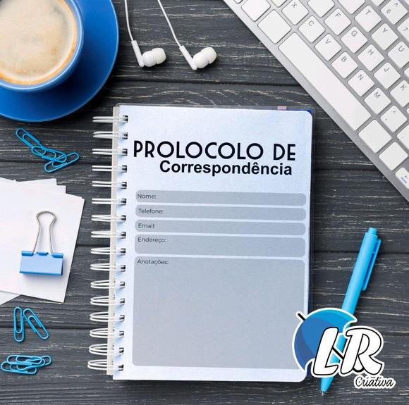Caderno de Protocolo de correspondência