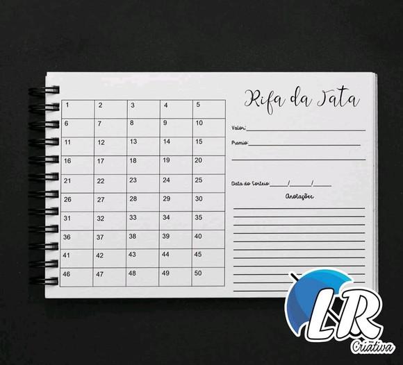 Caderno de rifas