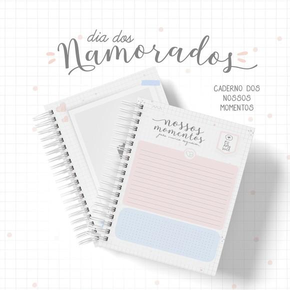 Caderno Nossos Momentos Dia dos Namorados