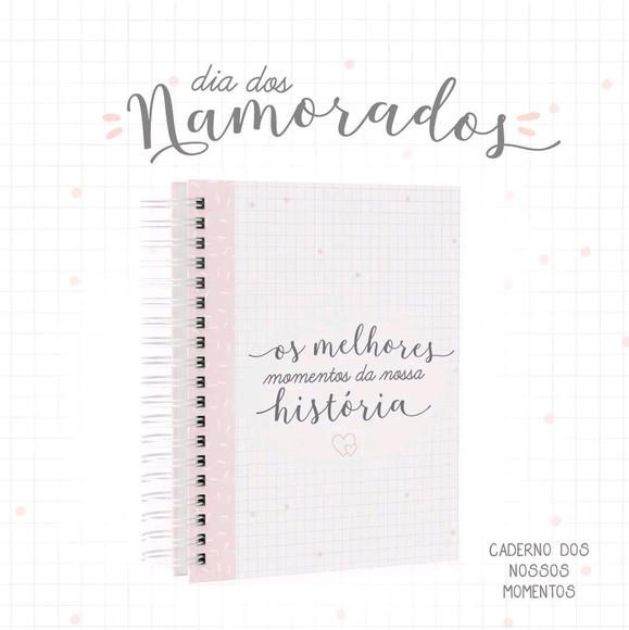 Caderno Nossos Momentos Dia dos Namorados