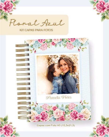 Caderno Pautado Personalizado com Foto Edição Dia das Mães