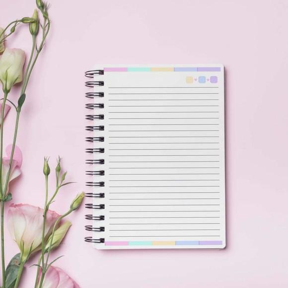 Caderno Pautado Versículo Fofo