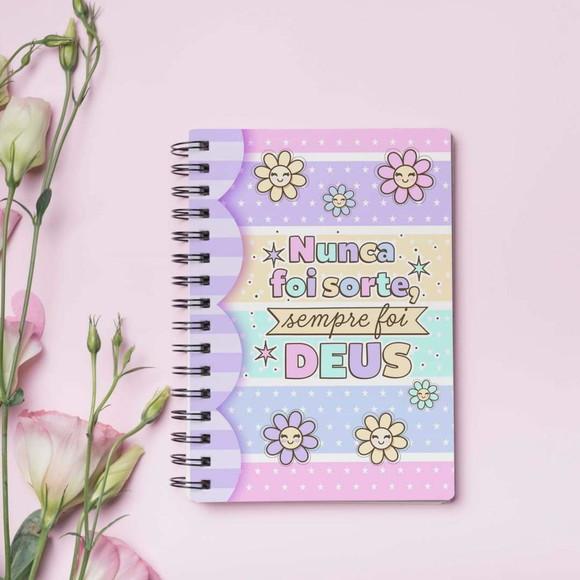 Caderno Pautado Versículo Fofo