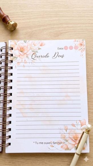 Devocional Cartas para Deus Capa Dura Personalizada
