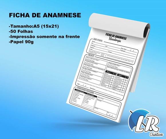 Ficha de Anamnese Massoterapia