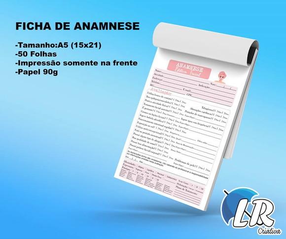 Ficha de Anamnese Estética facial