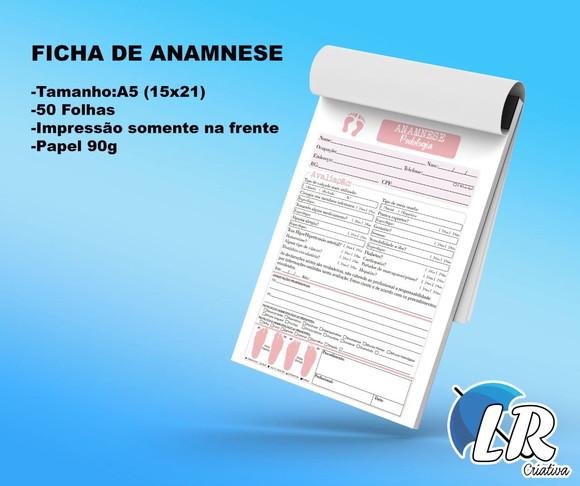 Ficha de Anamnese Podologia