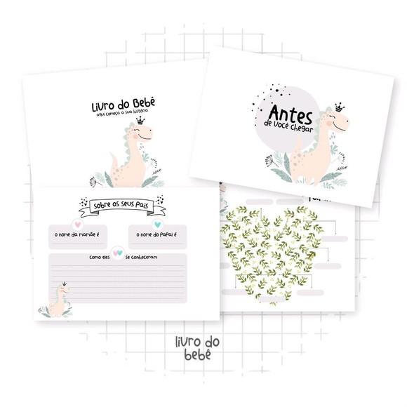 Kit Caderneta de Saúde + Livro do Bebe + Porta Documentos