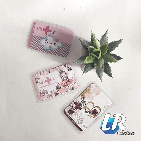 Kit Caderneta, Livro, Porta Documentos e Cartão Sus