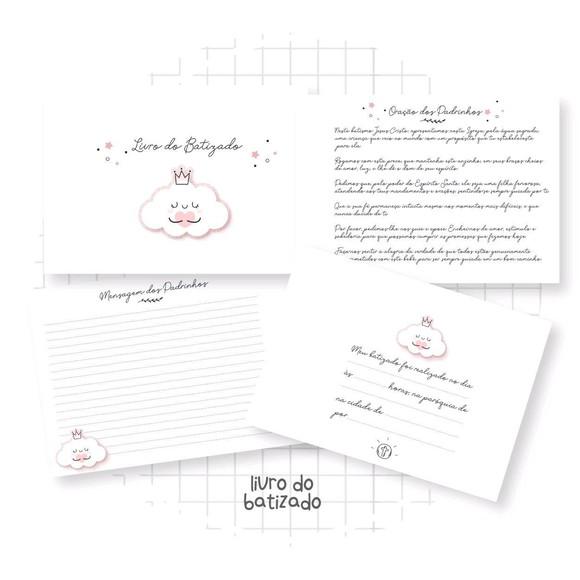 Livro de batizado chuva de amor