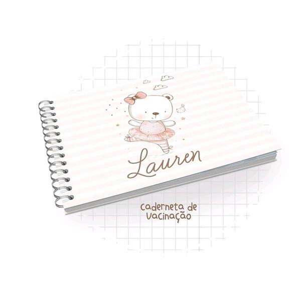 Livro de batizado ursinha